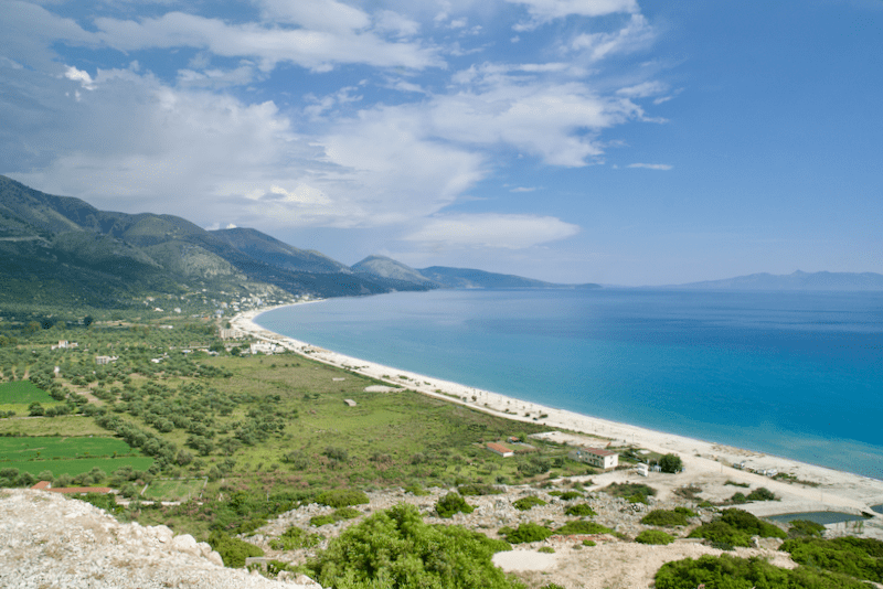 Albanien Borsh Beach