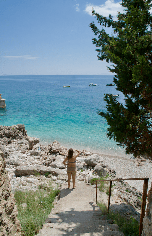Albanien Dhermi Beach