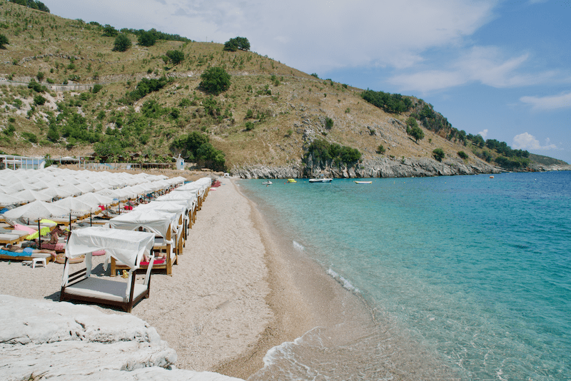 Albanien_Llamani-Beach