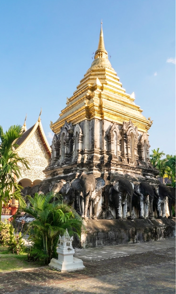 Chiang Mai Wat Chiang Man Tempel
