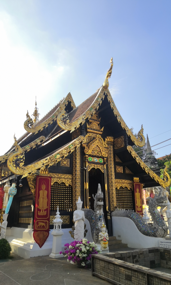 Chiang Mai Wat Inthakhin Sadue Muang Tempel