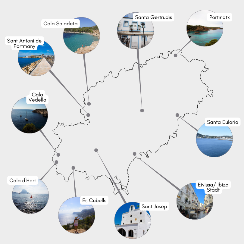 Ibiza Sehenswürdigkeiten Karte
