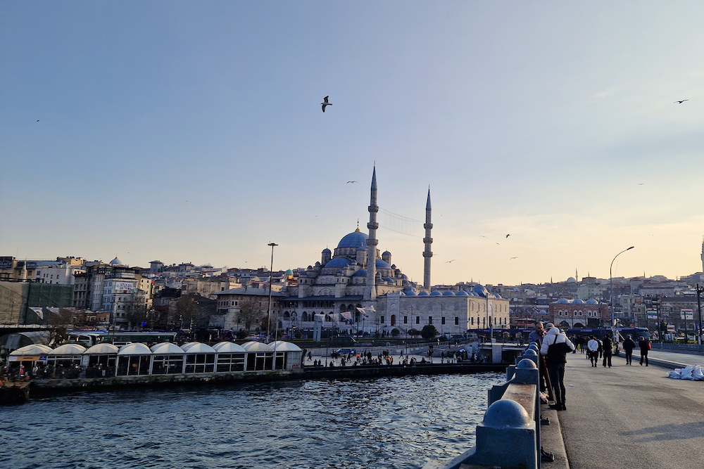 Istanbul Galata Brücke Skyline