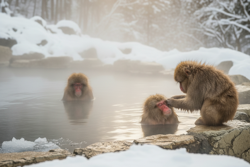 Japan Schneeaffen