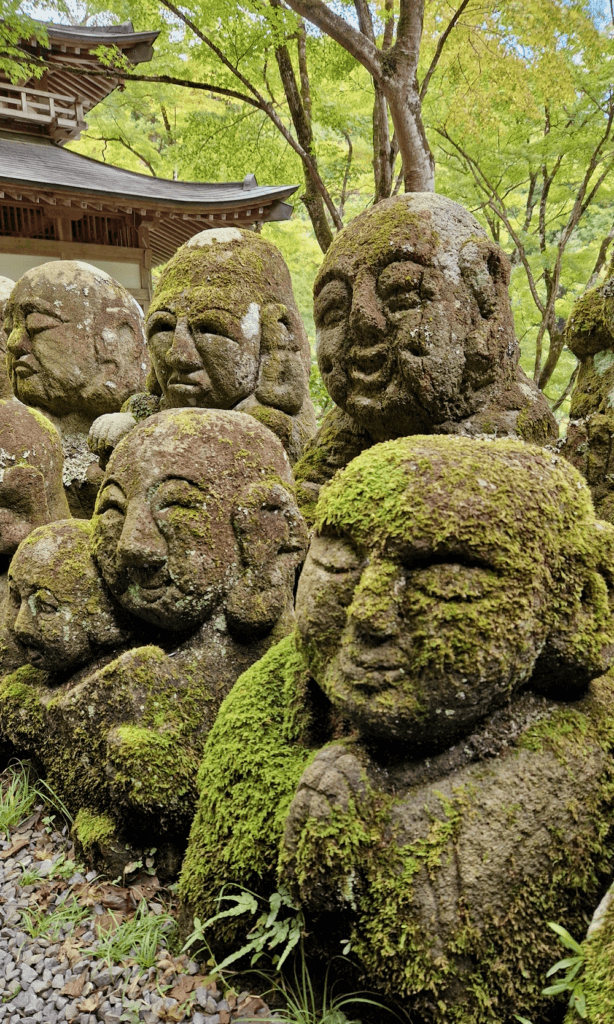 Adashino Nenbutsuji Tempel Buddhas Jünger Kyoto