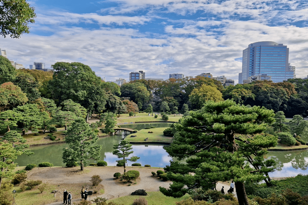 Tokio Rikugien Garden Aussicht