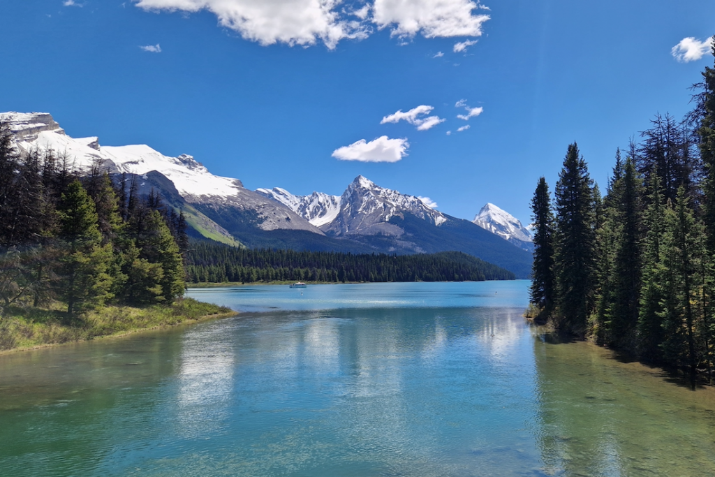 Jasper Nationalpark Sehenswürdigkeiten Maligne Lake