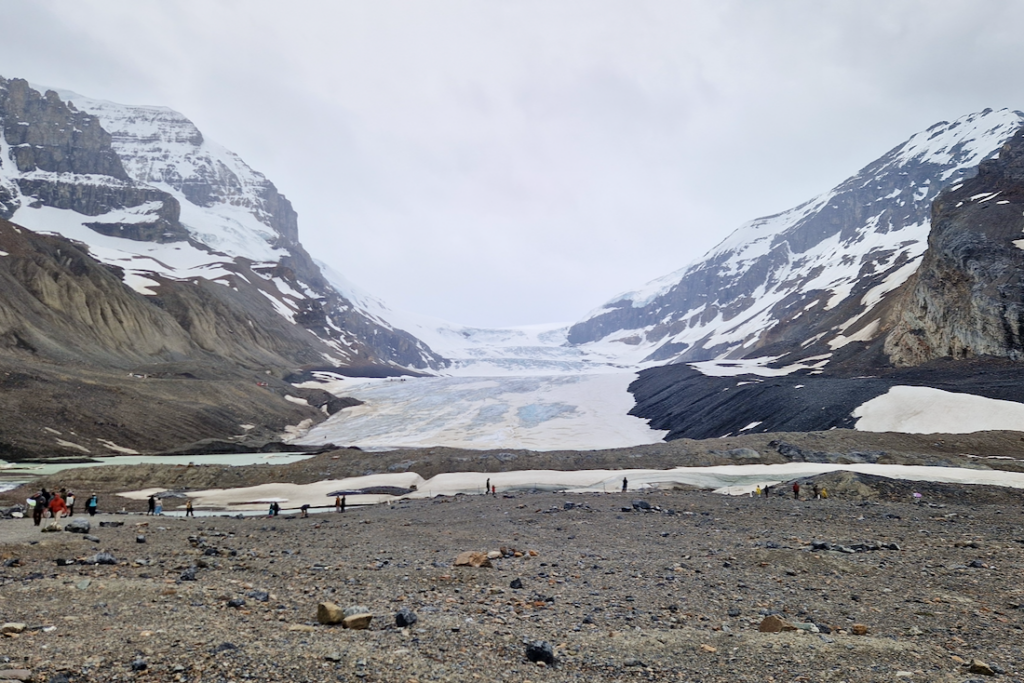 Icefields Parkway Toe of the Athabasca Glacier