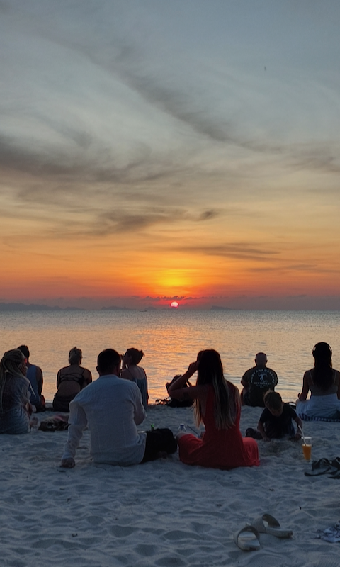 Koh-Phangan Zen-Beach Sonnenuntergang