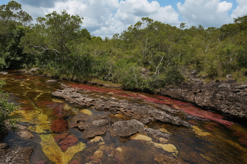 Kolumbien Caño Cristales Fluss