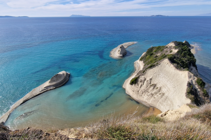 Korfu Cape Drastis Wandern