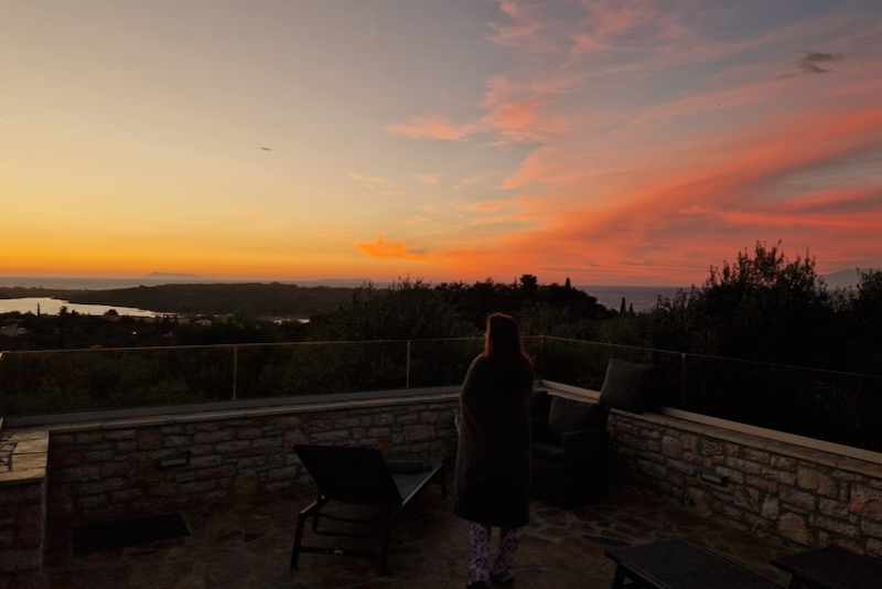 Korfu Sonnenuntergang