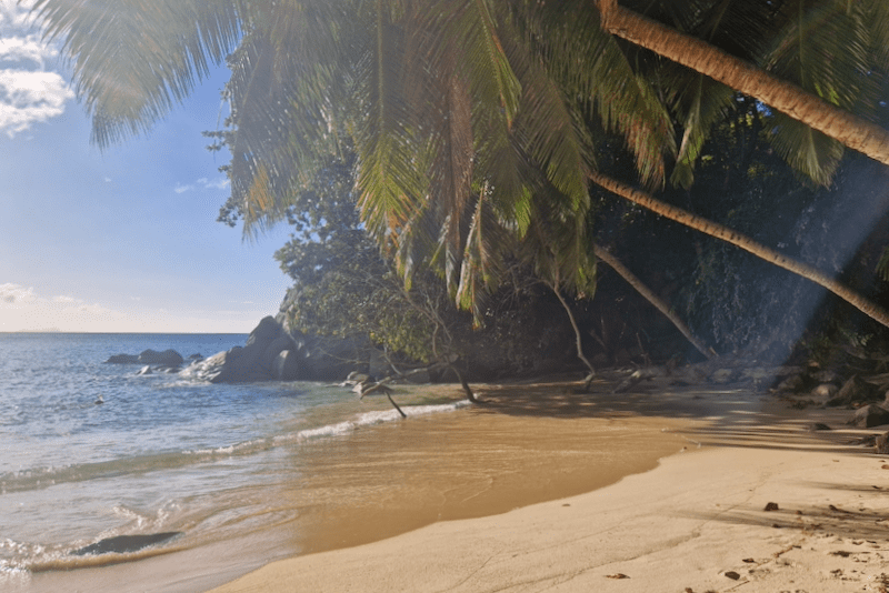 Mahe Sehenswürdigkeiten Sunset Beach
