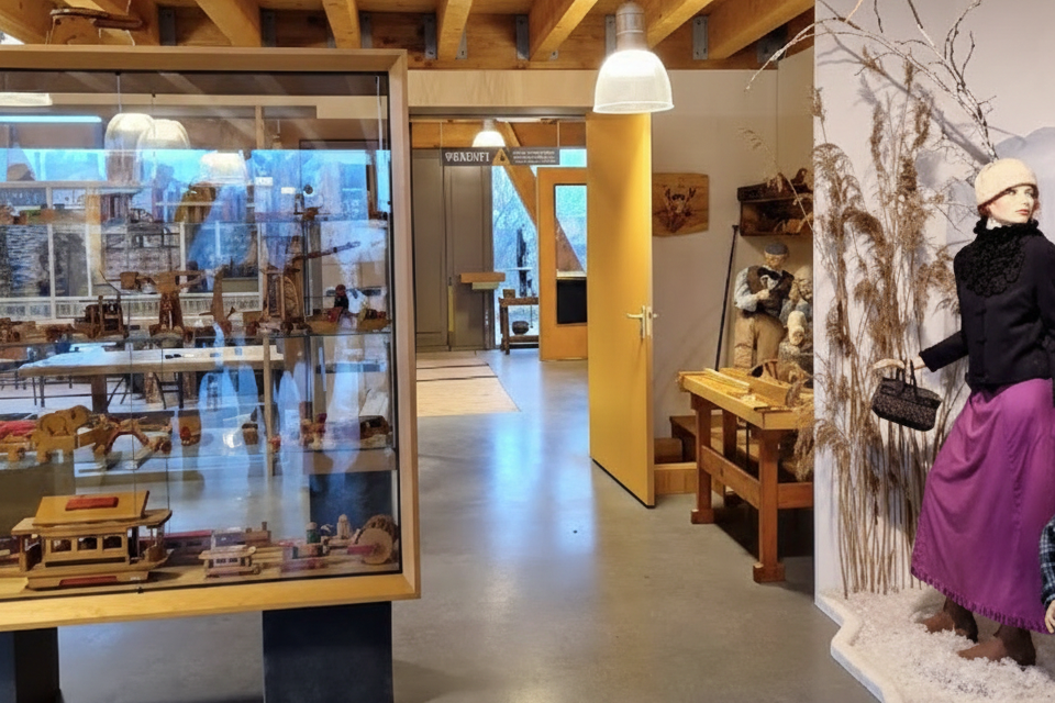 Niederlande Houtstad IJlst Museum en Werkplaat