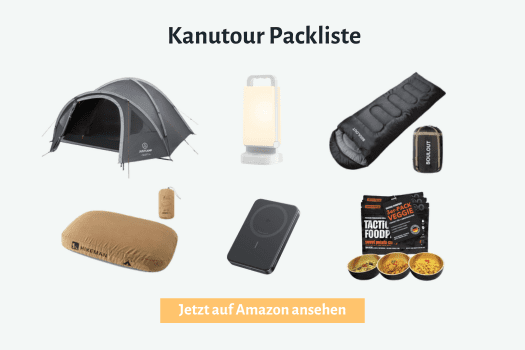 Packliste Kanutour Schweden