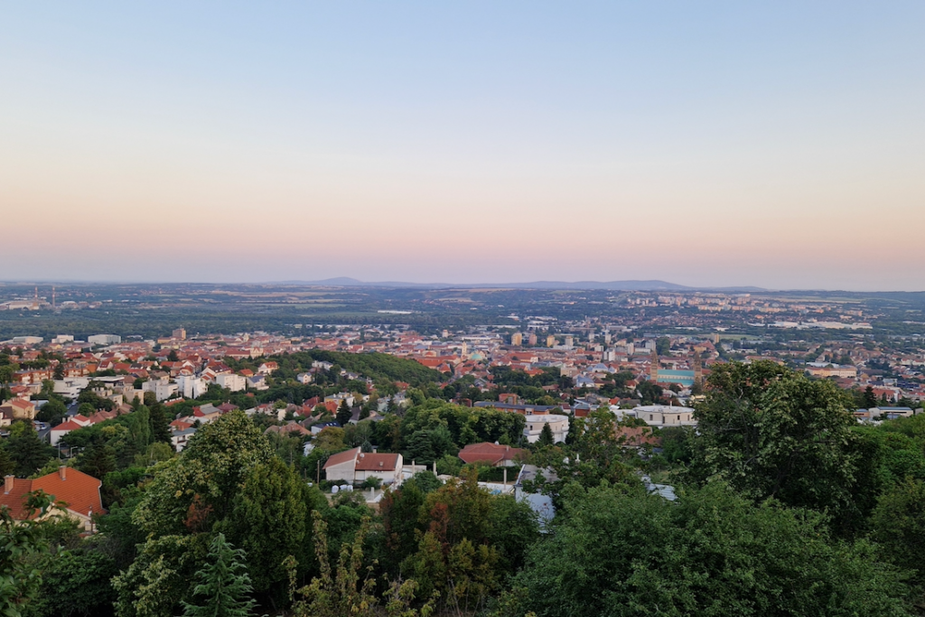 Pecs Nike Statue Aussicht
