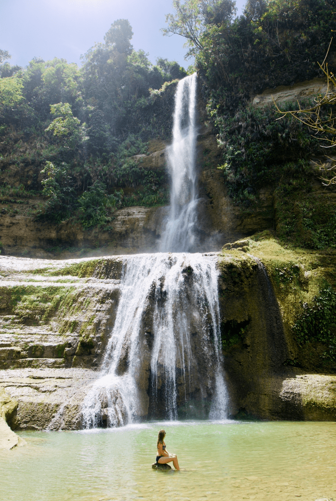 Philippinen Can-Umantad Wasserfälle Bohol