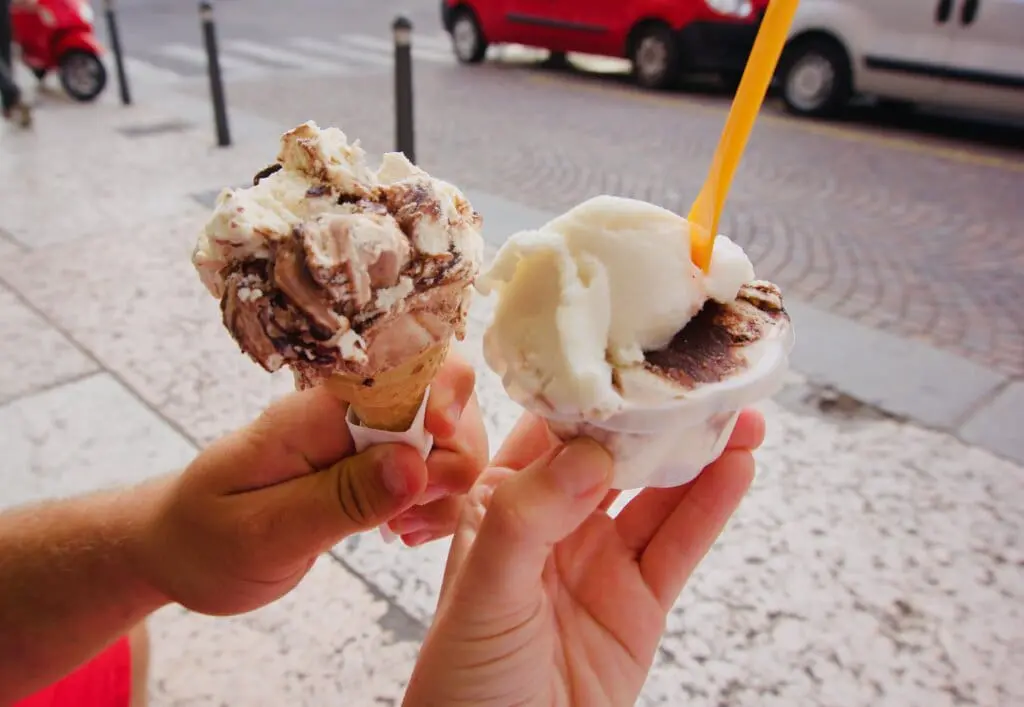 Venetien Eisdiele