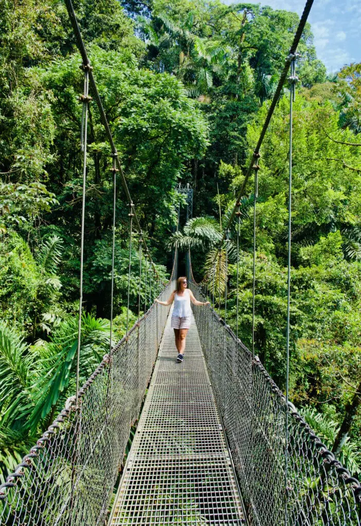 Costa Rica Hängebrücke