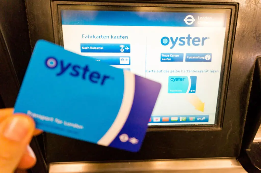London Oyster card