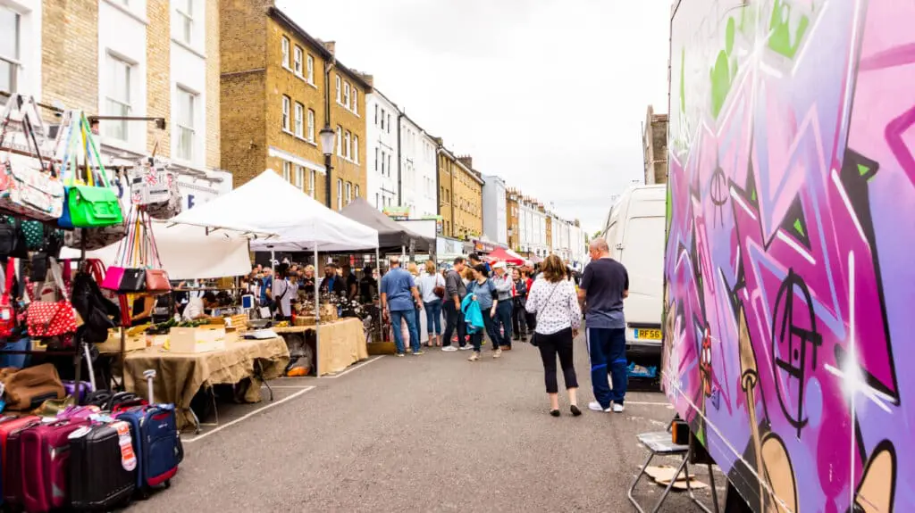 Portobello Road Flohmarkt