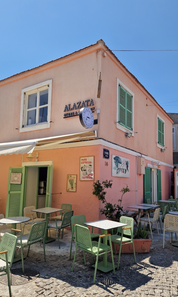 Alacati Altstadt tagsüber