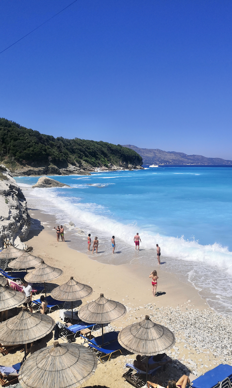 Albanien Pulebardha Beach
