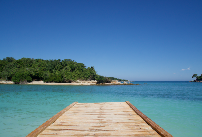 Albanien Ksamil Beach