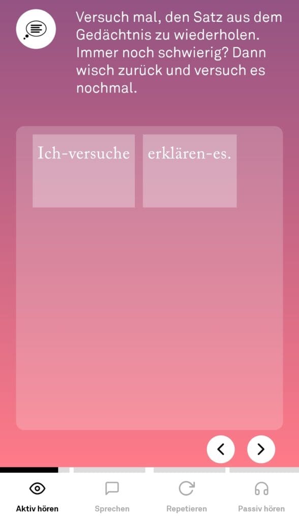 Birlingo Repetieren