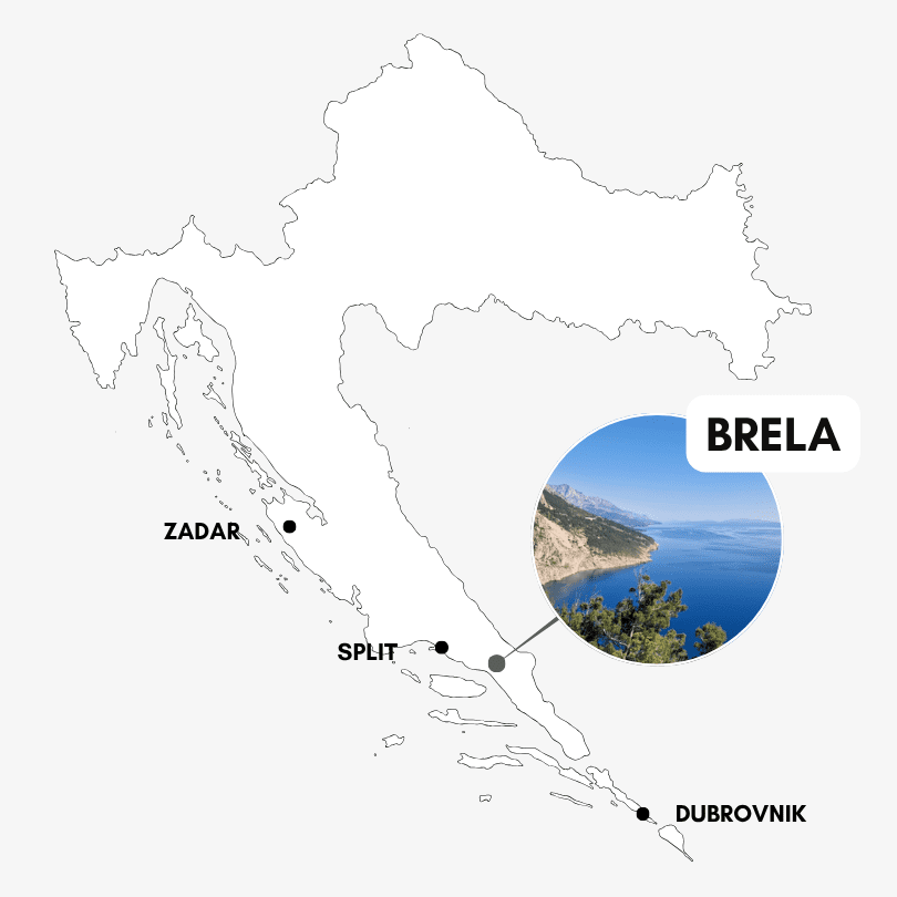 Brela Karte