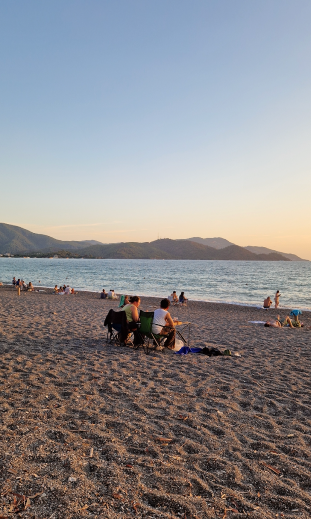 Fethiye Calis Beach Sonnenuntergang