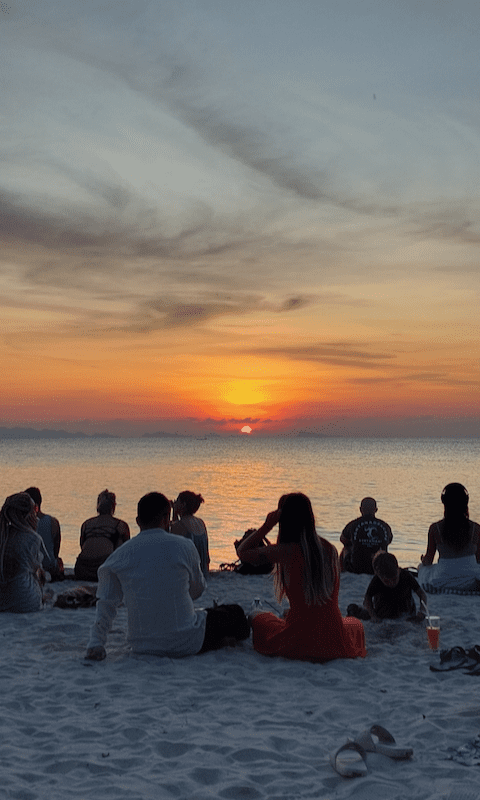 Koh-Phangan Zen-Beach Sonnenuntergang