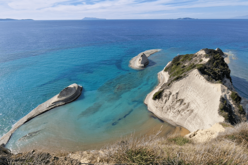 Korfu Cape Drastis Wandern