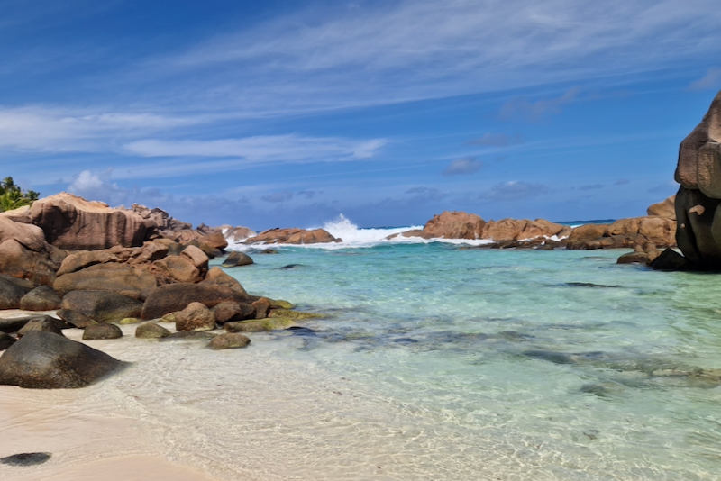 La Digue Anse Cocos Natural Pool
