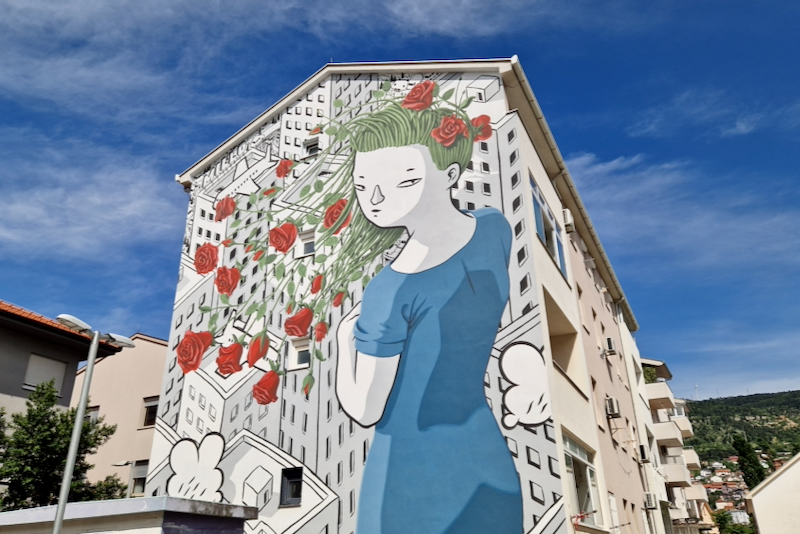 Mostar Mural Street Art