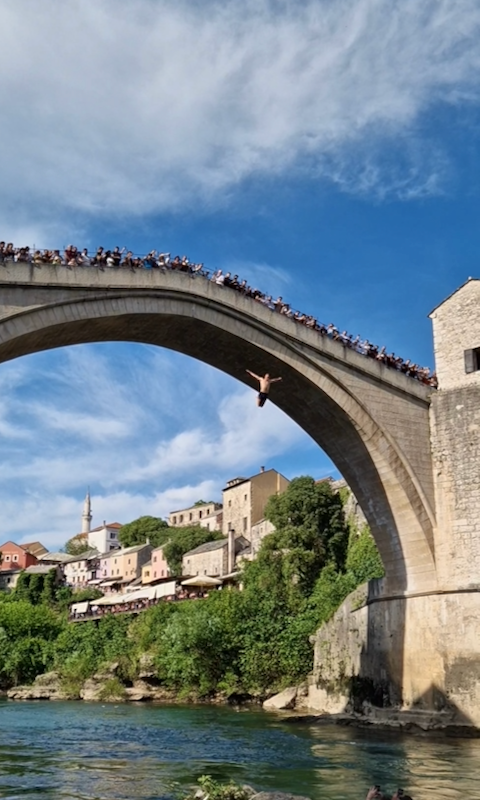 Mostar Stari-Most Brueckenspringer