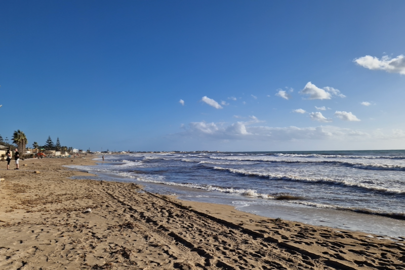 Sizilien Marsala Strand Lido Signorino