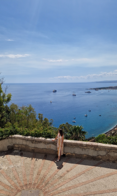 Taormina Parco duca di Cecaro Aussicht