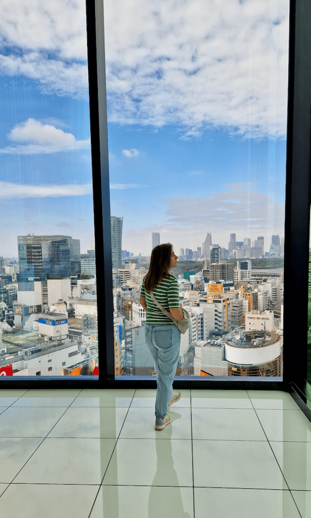 Tokyo Cafe Tipp Shibuya Crossing Aussicht