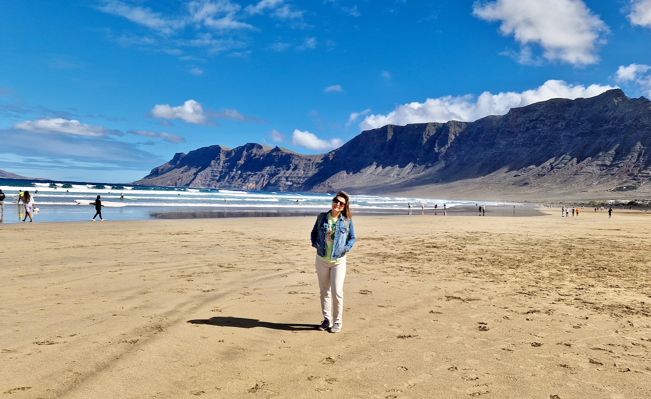 Lanzarote Playa Famara Surfing