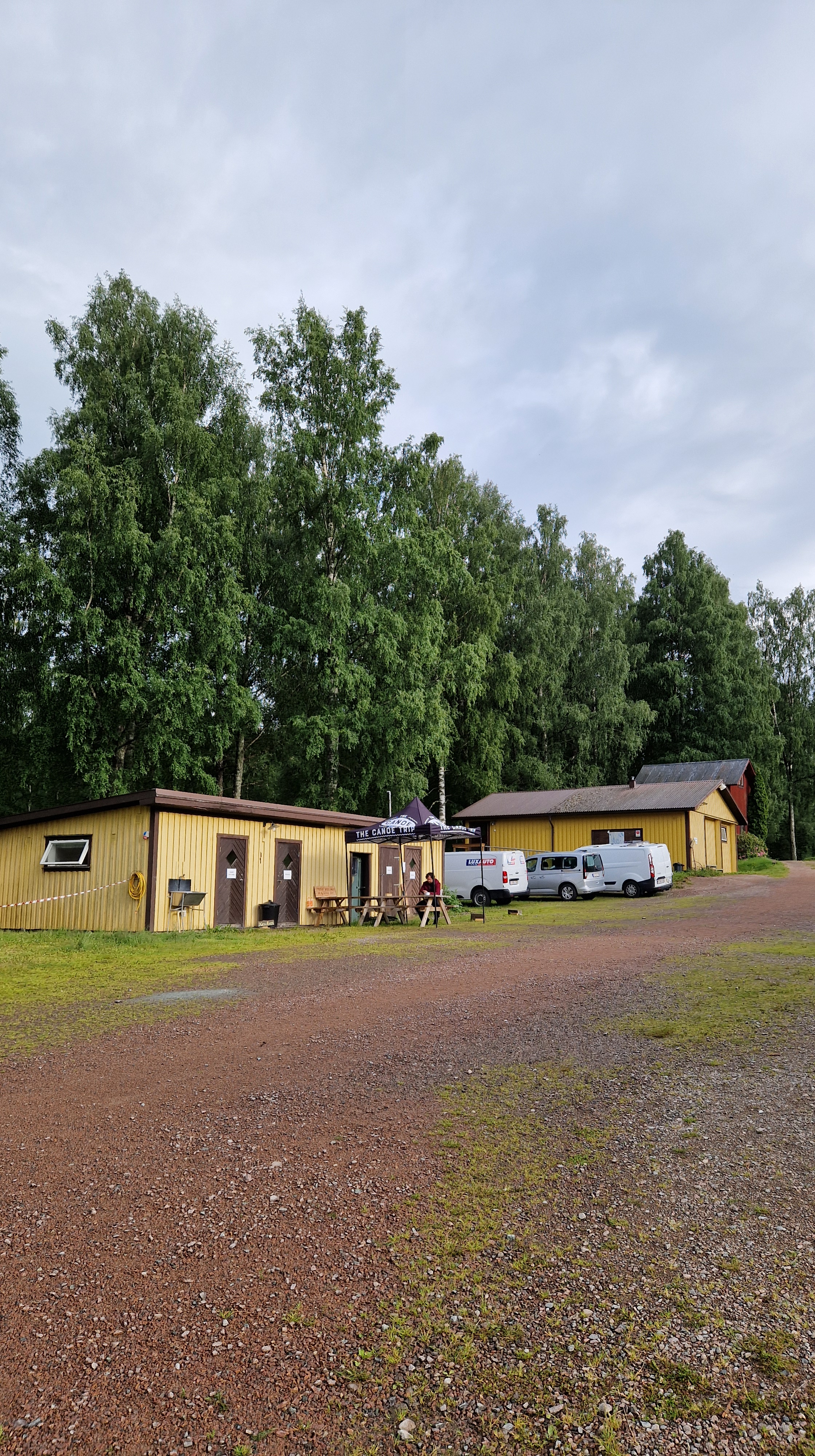 Schweden Kanutrip Basislager