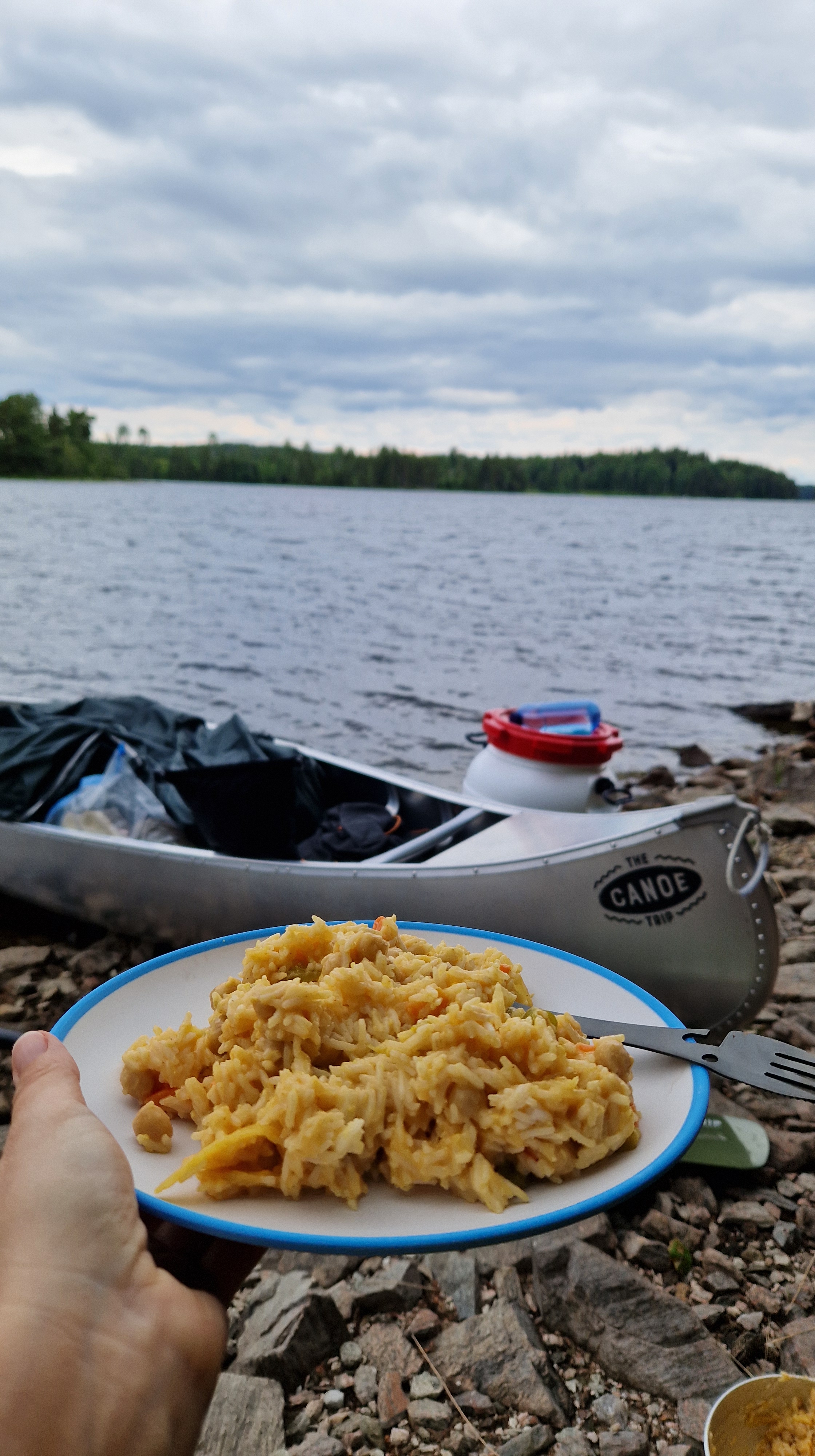 Schweden Kanutrip Kochen