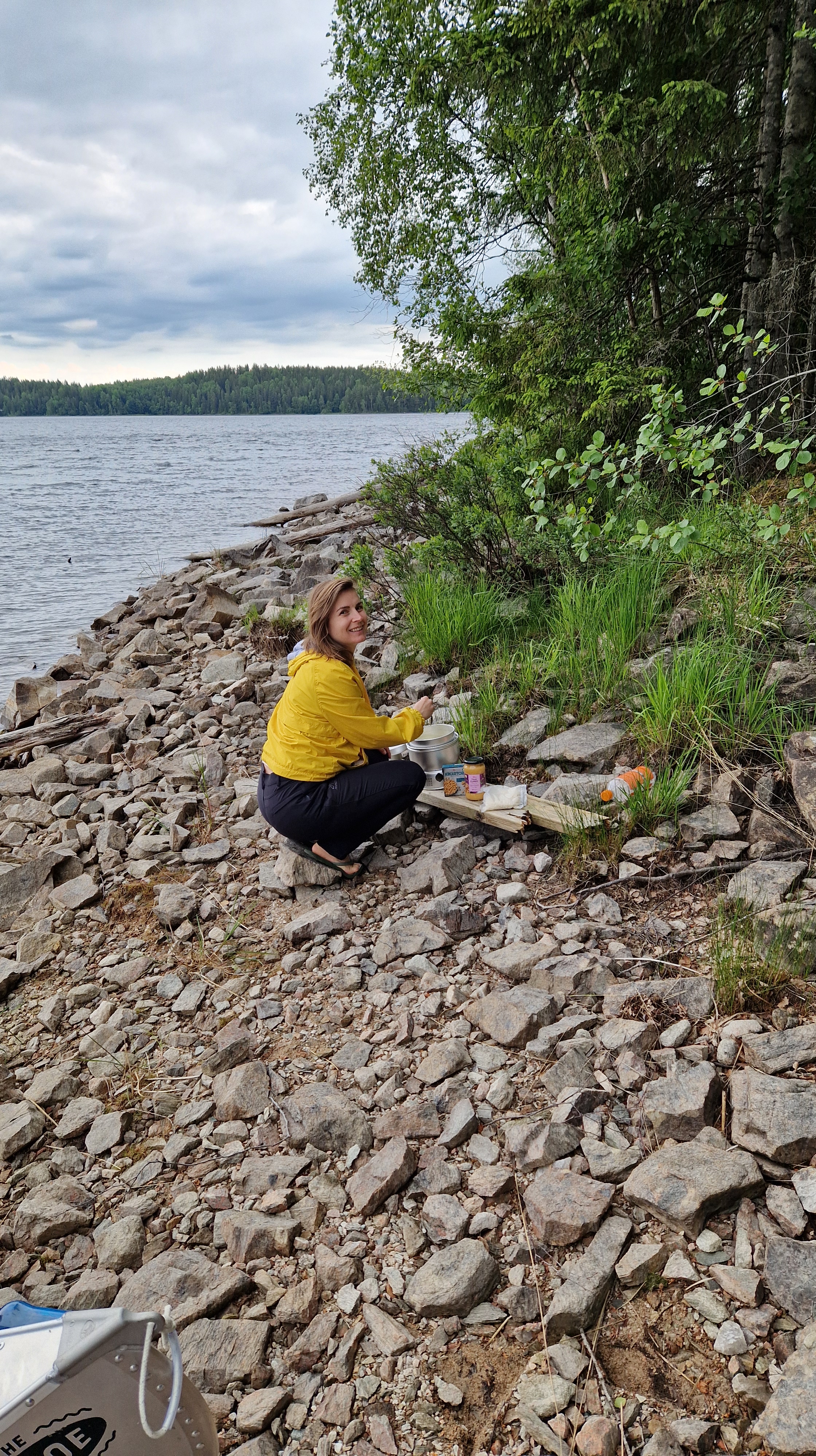 Schweden Kanutrip Kochen