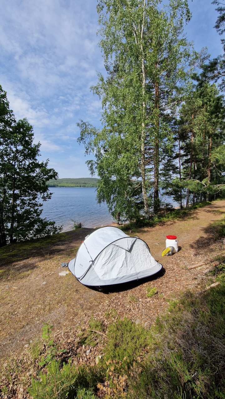 Schweden Kanutrip Zelten